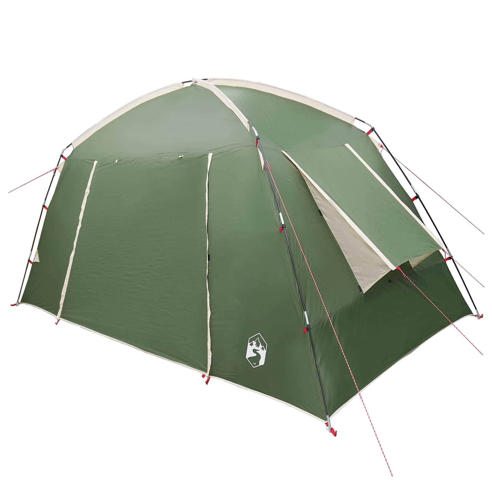 Tenda capanna 210 x 210 x 138 cm, in poliestere, verde, capannone da campeggio