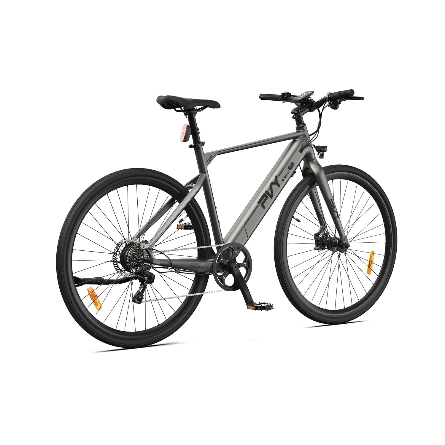 Vélo Electrique Ville, VAE 250W Légal, Batterie 36V 13.5Ah 100km Autonomie, Freins Hydrauliques, Transmission Shimano 9 Vitesses, Cadre Aluminium 19.5kg, Pneus 27.5 Pouces
