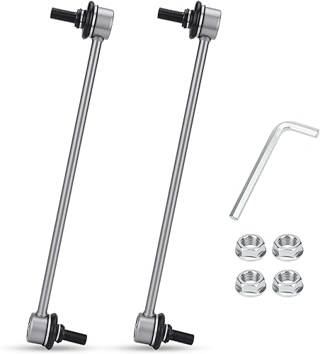 Vista 37 de 13.82" Barras de estabilizador de amortiguación de aleación de zinc-níquel delantera izquierda y derecha para Hyundai Sonata 2011-2012 2011-2012 Kia