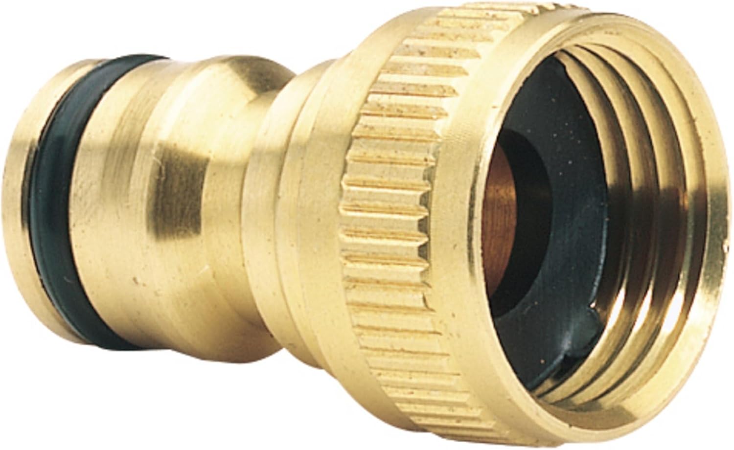 Draper 36197 Brass Garden Hose Tap Connector, 1/2"