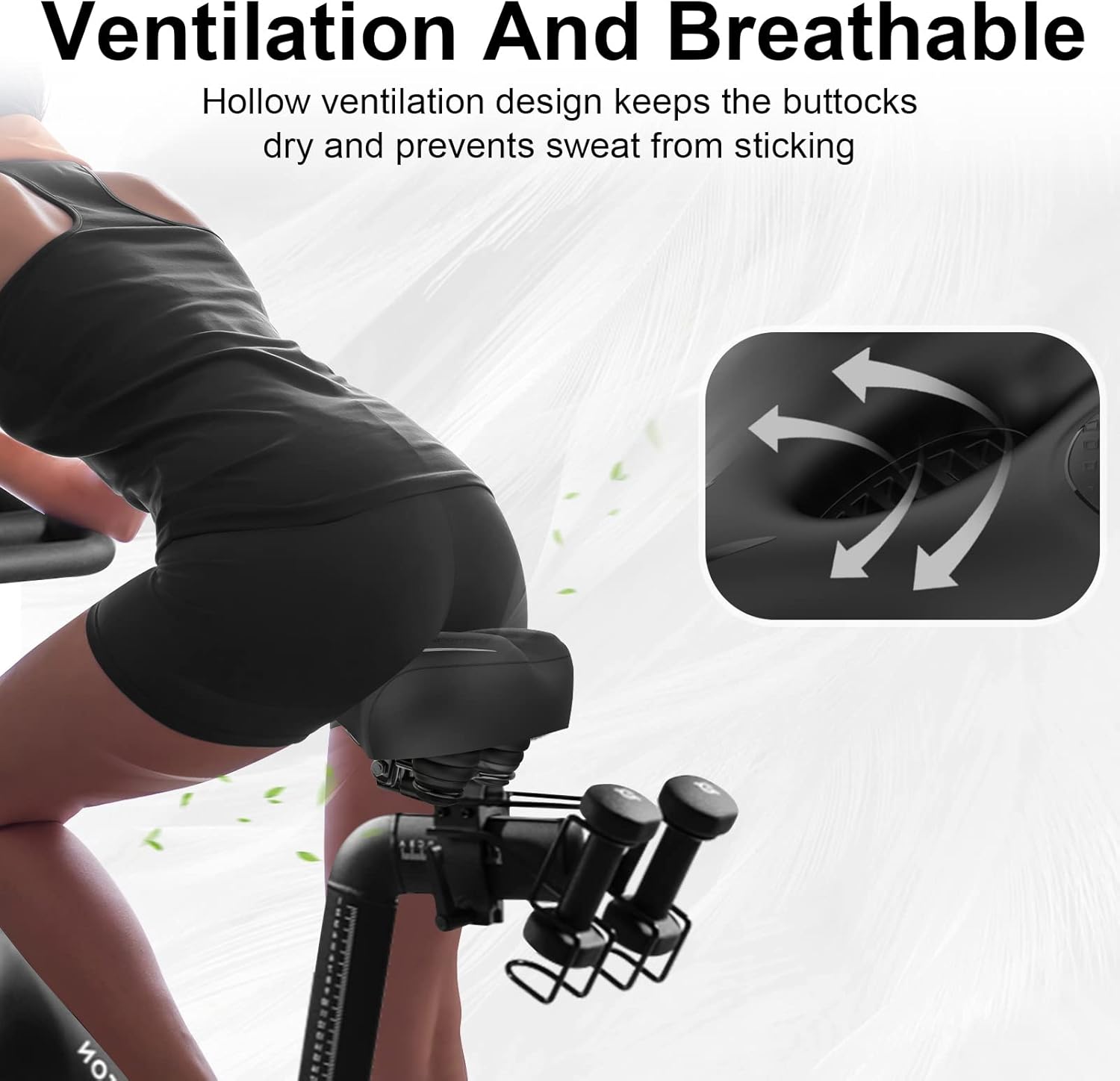 Buy Oversize Bike Seat for Peloton Bike & Bike+, Extra Wide Extra Soft Ergonomic Design Peloton