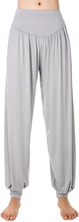 Womens Elastic Soft Rayon Blend Yoga Sports Pants Dance Harem Pants