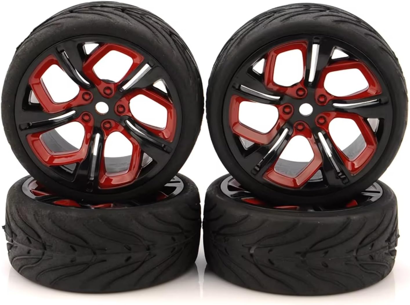 Rc カータイヤ タイヤホイール HSP 1/10 RC 12mm用HPI用六角タイヤと