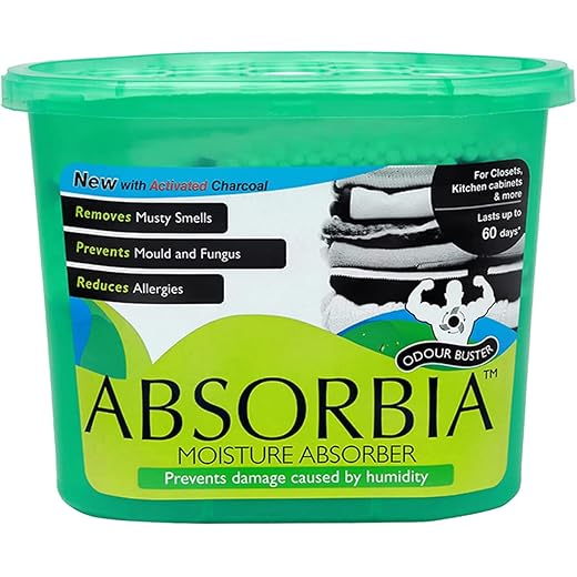 Absorbia Moisture Absorber with Activated Charcoal Pack of 1