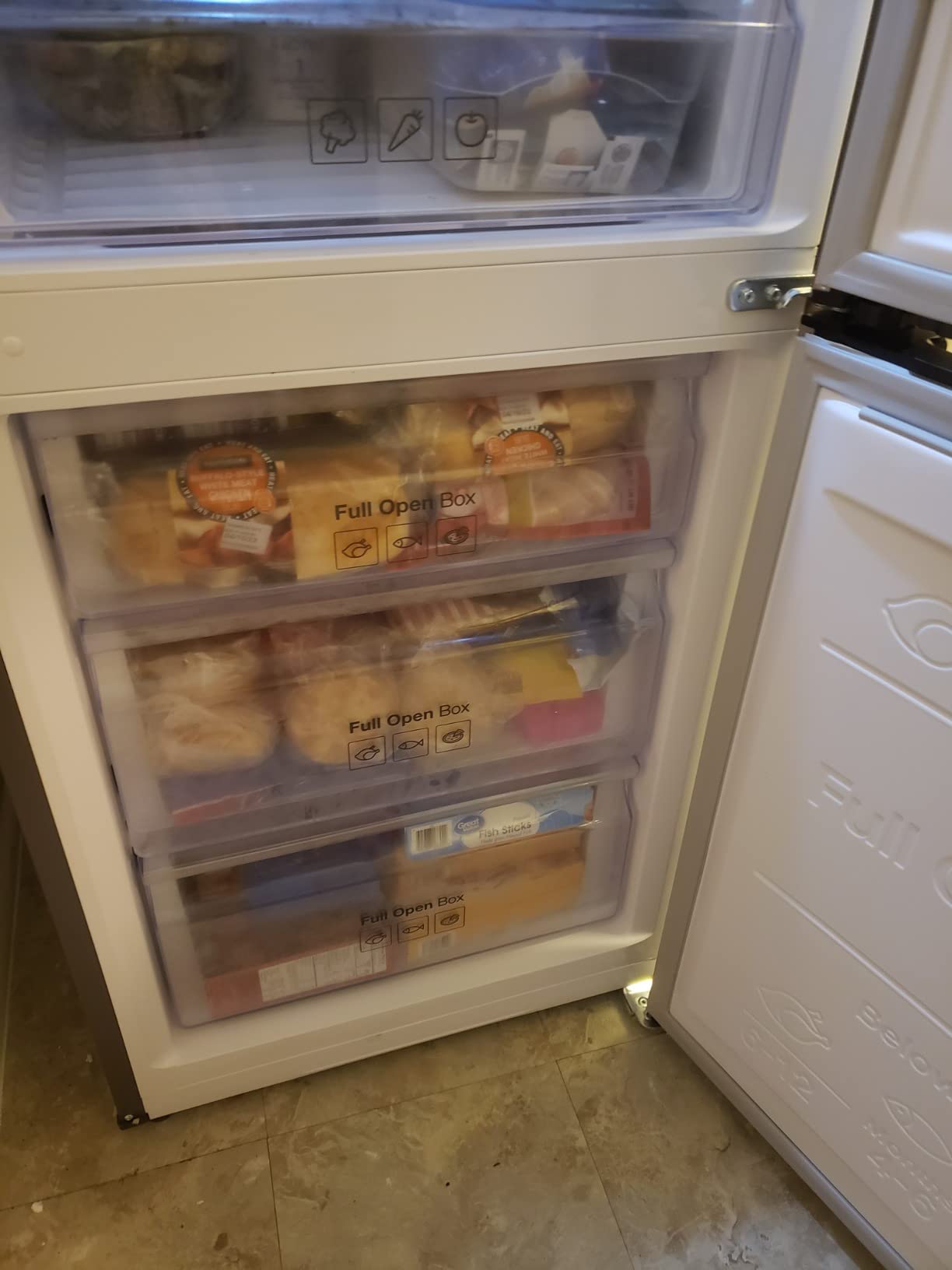 48/mo Finance SAMSUNG 11.3 Cu Ft 24" Bottom Freezer Refrigerator