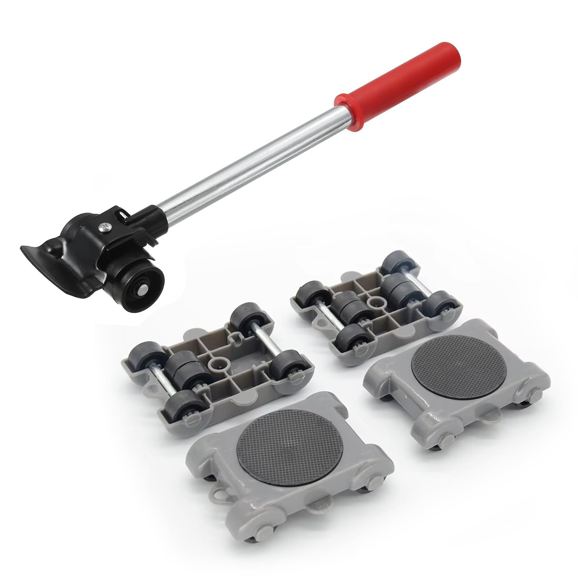 Robustt Furniture Lifter Mover Tool Set - Pack of 1 Heavy Duty Furniture Lifter Mover Tool Set, Furniture Moving Roller Wheel Set Wardrobes Adjustable Height