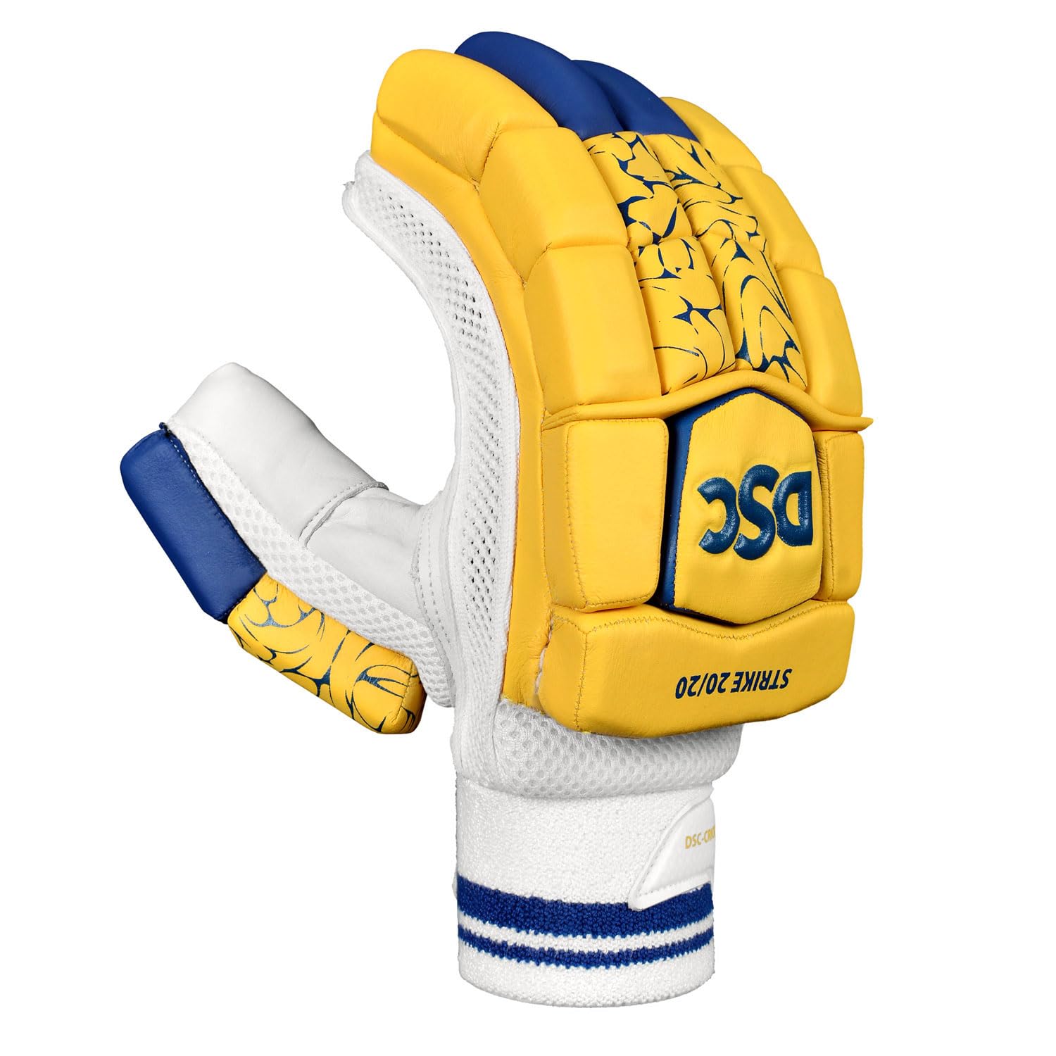 DSC Strike 20/20 Cricket Batting Gloves for Mens, Hand-Right, Color-Yellow (B0CZP6T9TR) Amazon Price History, Amazon Price Tracker