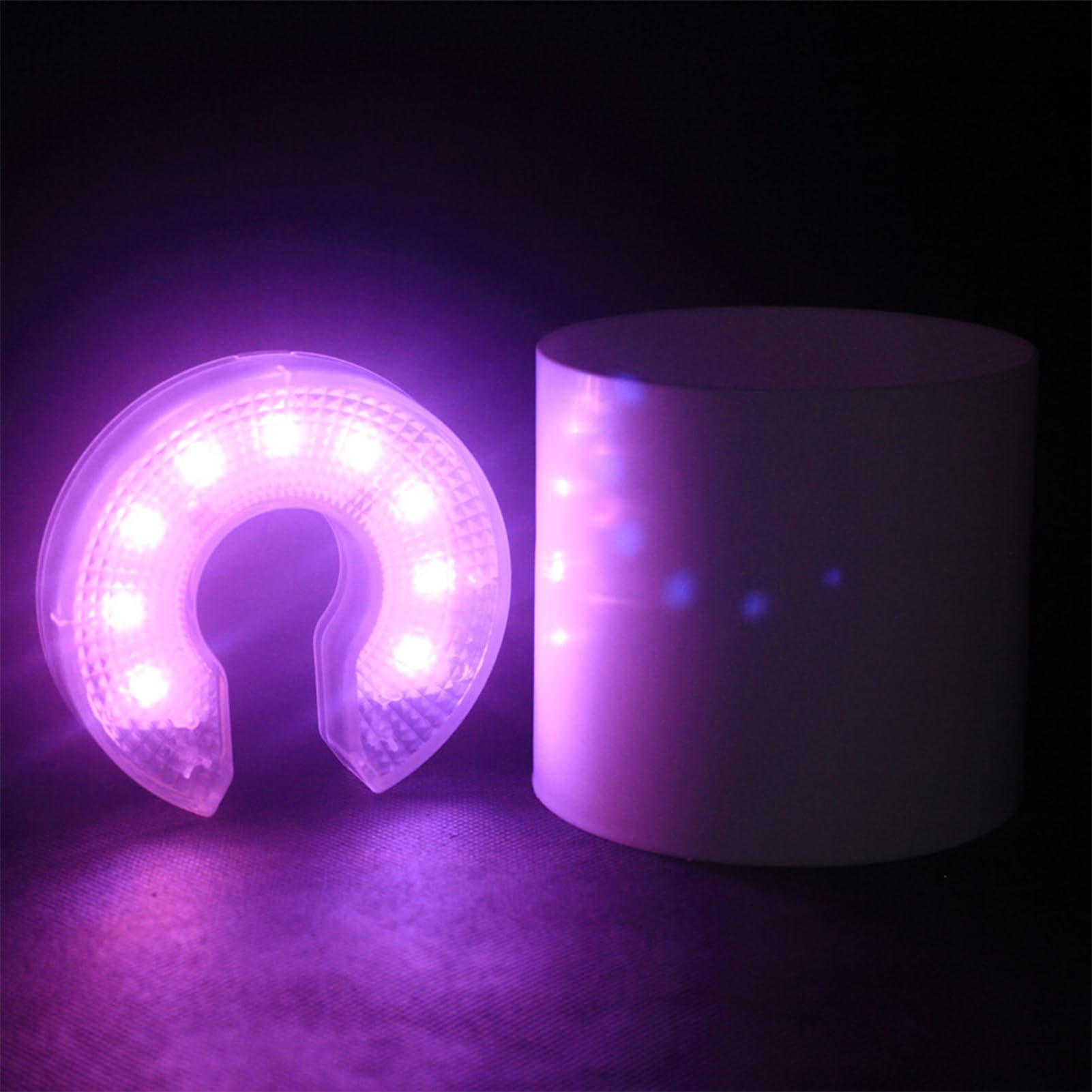 Luces LED de agujero de golf, lámpara de copa, policarbonato ABS, iluminación multicolor, herramienta de práctica nocturna para fiestas