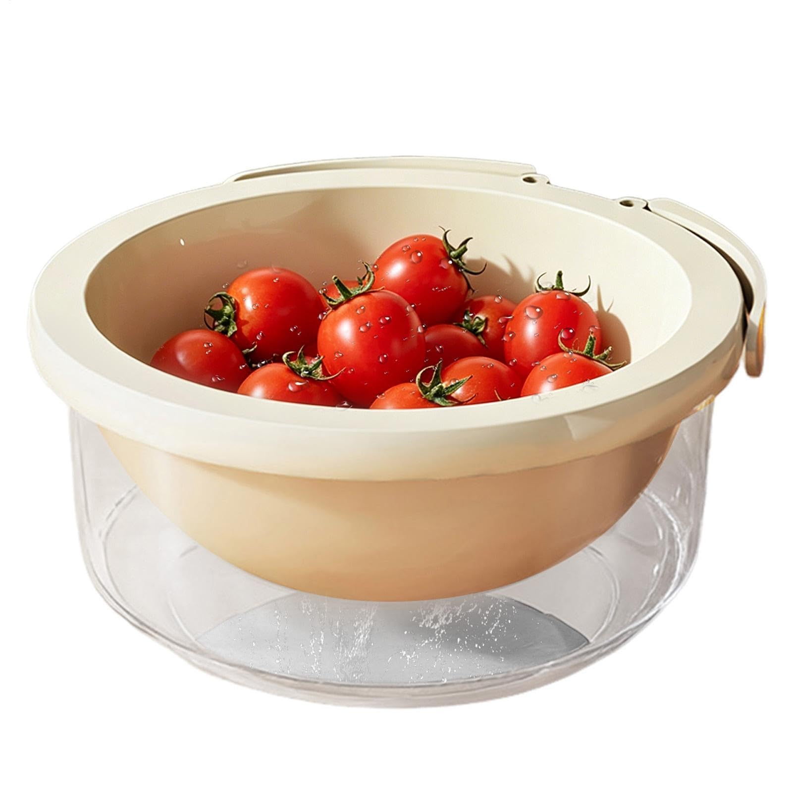 Cuenco de lavado de frutas para frigorífico que evita humedad