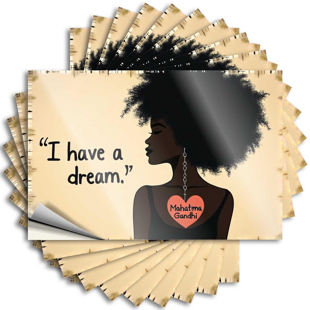 Abipuir - I Dream of Peace Tool Stickers 10 Pcs Man Cave Bar Stickers for Cars (12x18cm)
