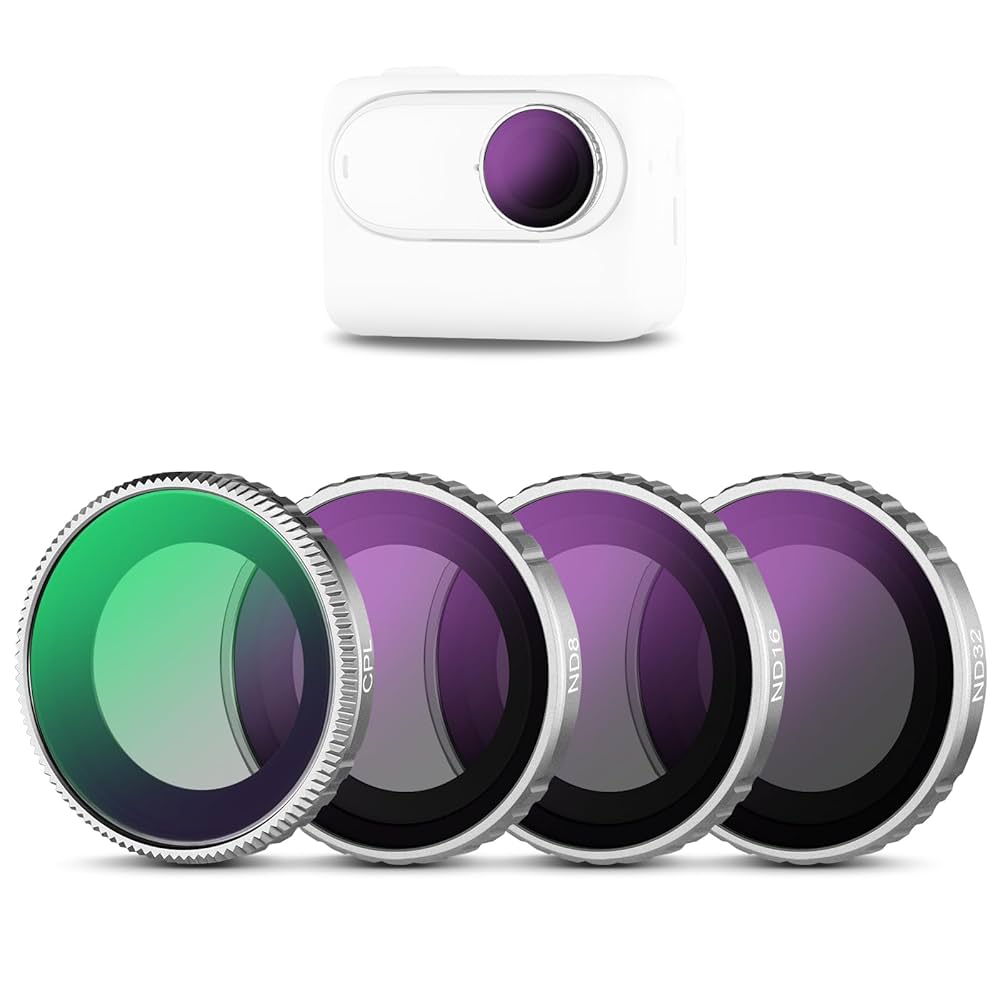 GoPro - Insta360 GO2 NDフィルターセット Amazon.com : Go 2 Go 3 ND Filters Set for Insta360 go 2 go 3