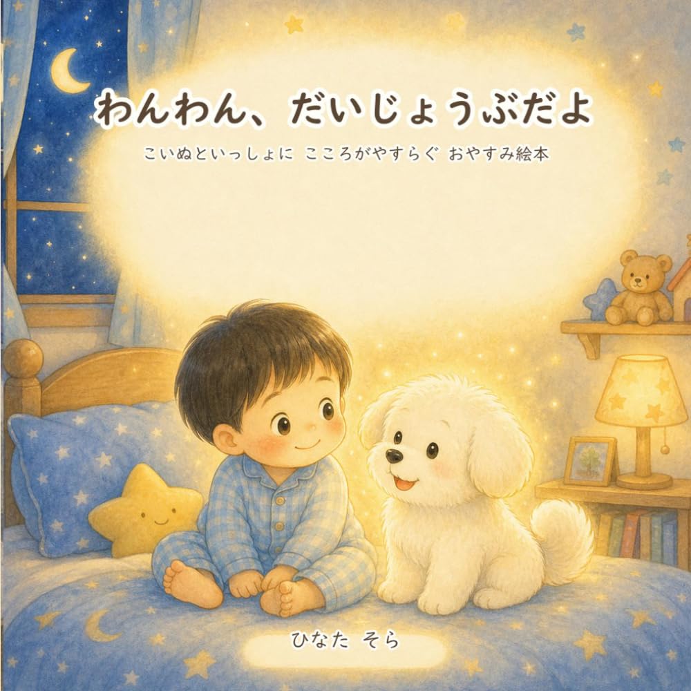 わんわん、だいじょうぶだよ: こいぬといっしょに こころがやすらぐ おやすみ絵本 (わんわん あんしんえほん)