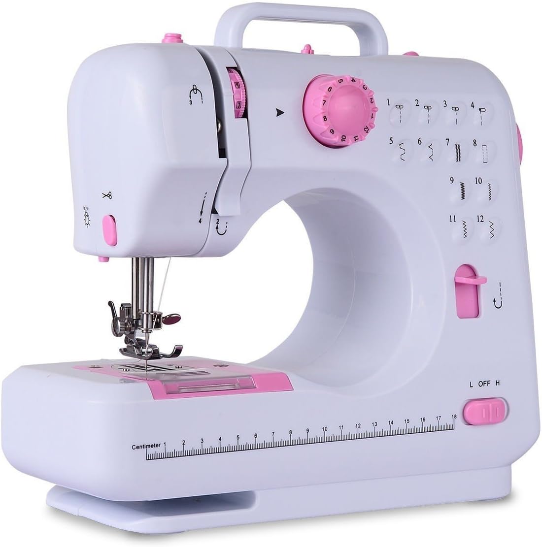 Free-Arm Crafting Mending Sewing Machine with 12 Built-in Stitched - by Choice Products