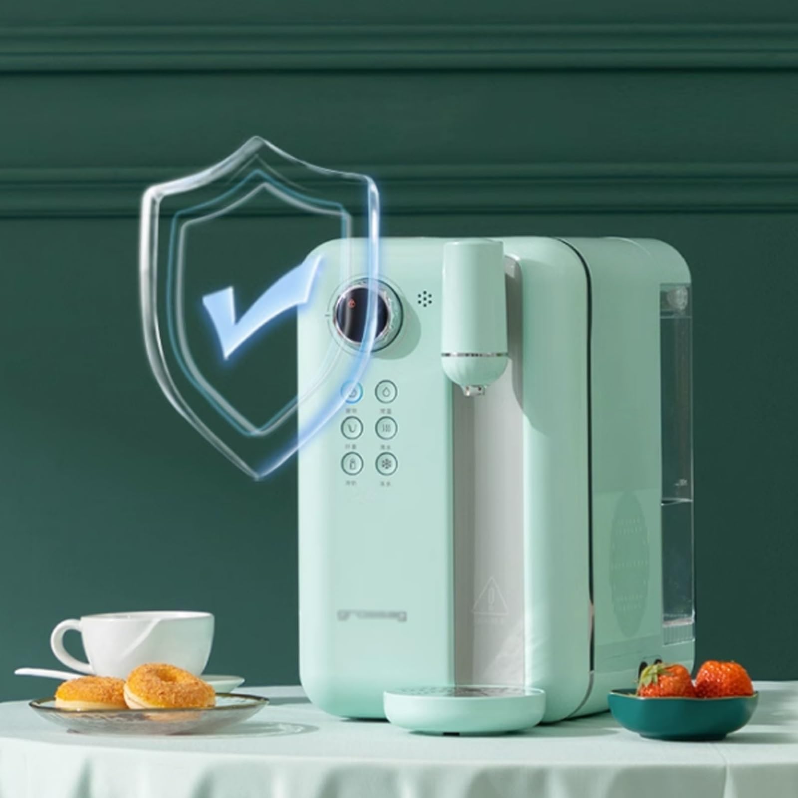 Dispensador de Agua Dispensador de Agua Potable con refrigeración, dispensador de Agua Caliente instantáneo Inteligente de Escritorio, Mini dispensador de Agua portátil, electrodomésticos Dispensador