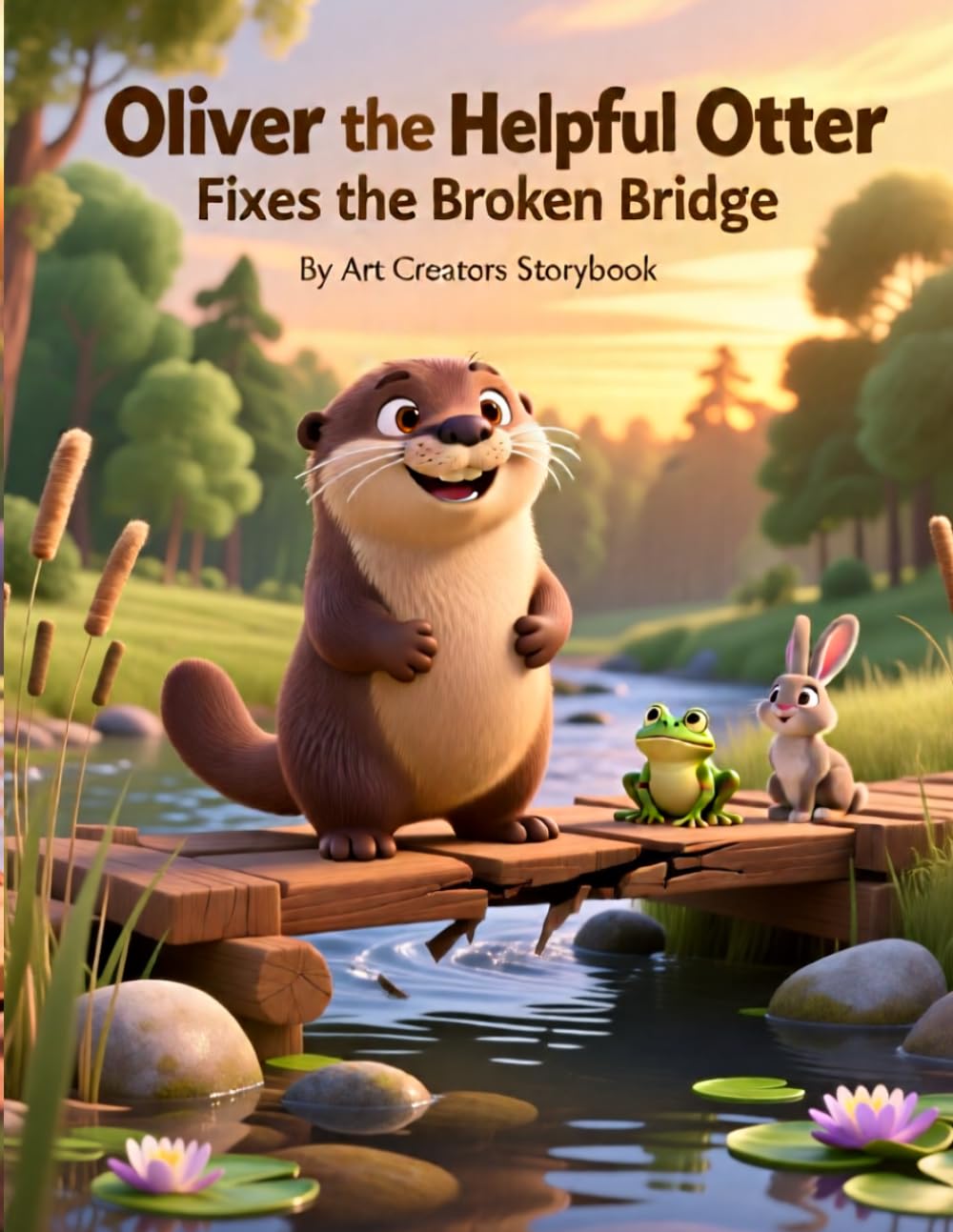 Oliver the Helpful Otter Fixes the Broken Bridge: A Heartwarming Children’s Story About Kindness, Problem-Solving, Teamwork, and Helping Others for ... Otter: Social-Emotional Learning Series)