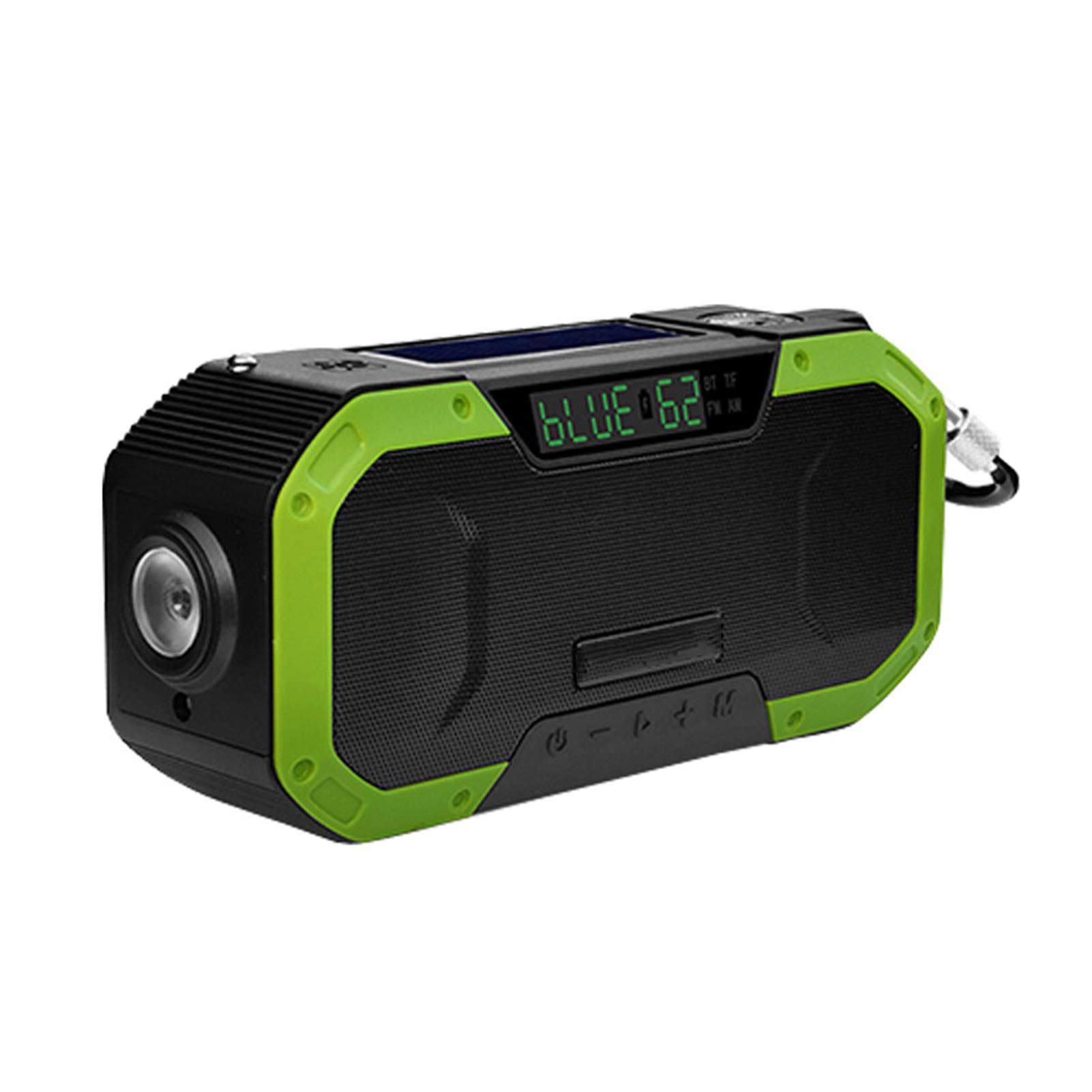 Multifunctional Radio, 5000Mah Large-Capacity Battery, Household And Outdoor Emergency Equipment with AM/FM, Suitable for Outdoor Survival And Family Emergency, Green