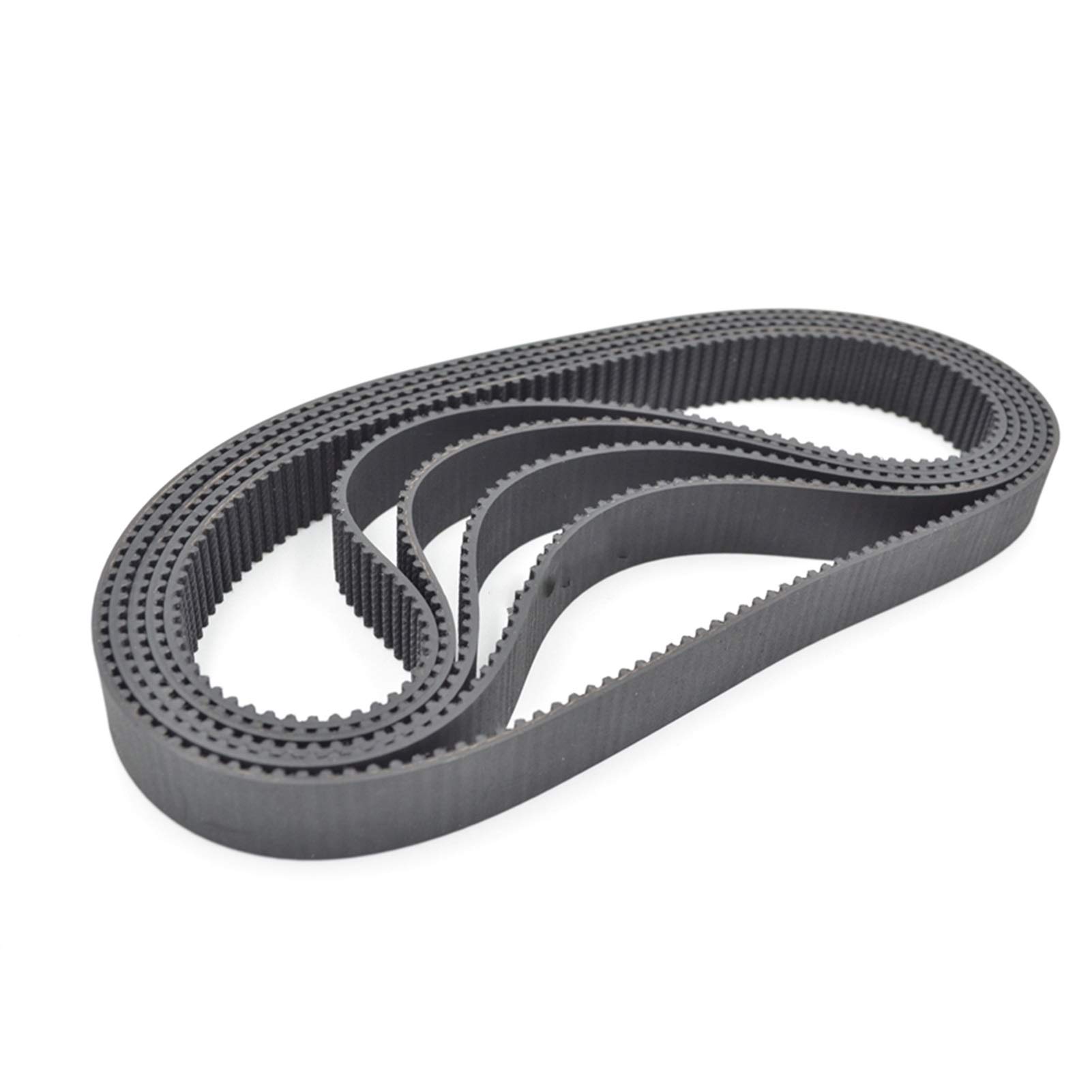 Pangyoo Width 6Mm Pyouo-Timing Belt 5Pcs Htd3m Timing Belt, C=603/606/609/612, Width 6/9/15Mm, Teeth 201/202/203/204, Htd3m Synchronous Belt (Length : Length 603Mm Teeth 201, Width : )