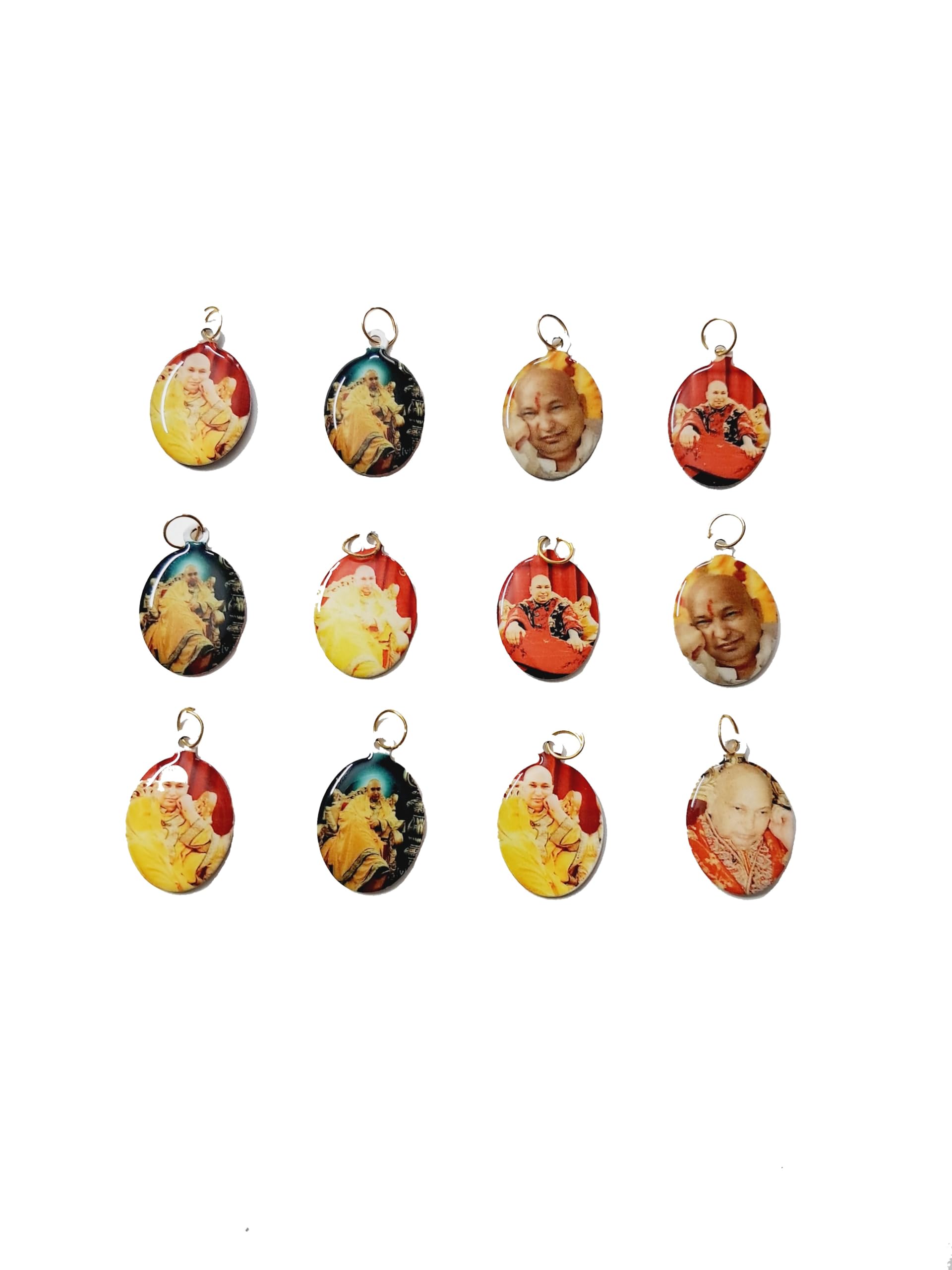 Aish N Bless (Set of 12) Oval Double Sided GURU JI SWAROOP/Photo Pendants/Lockets Ornament/Religious Occasion for Neck Chain For Women,Men And Kids (Small Size) (B0BXT9QSD1) Amazon Price History, Amazon Price Tracker