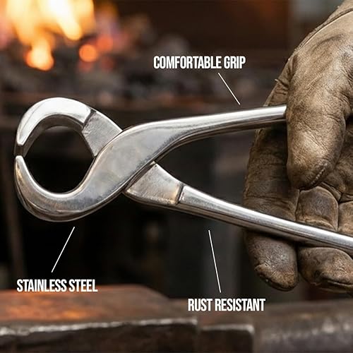 Miniatura 3 de Extractor y esparcidor de zapatos de caballos de herradura, herramienta de casquillo de acero inoxidable resistente para herradura, herramientas de