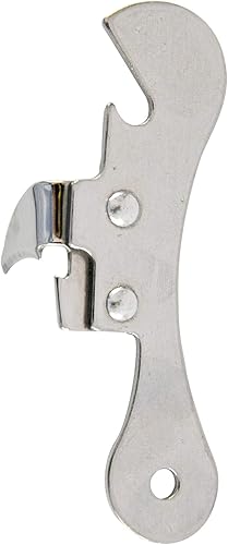 HOME-X Abrelatas manual, de acero inoxidable, para acampar y abrelatas de botellas, kit de suministro de emergencia, abridor de latas de servicio