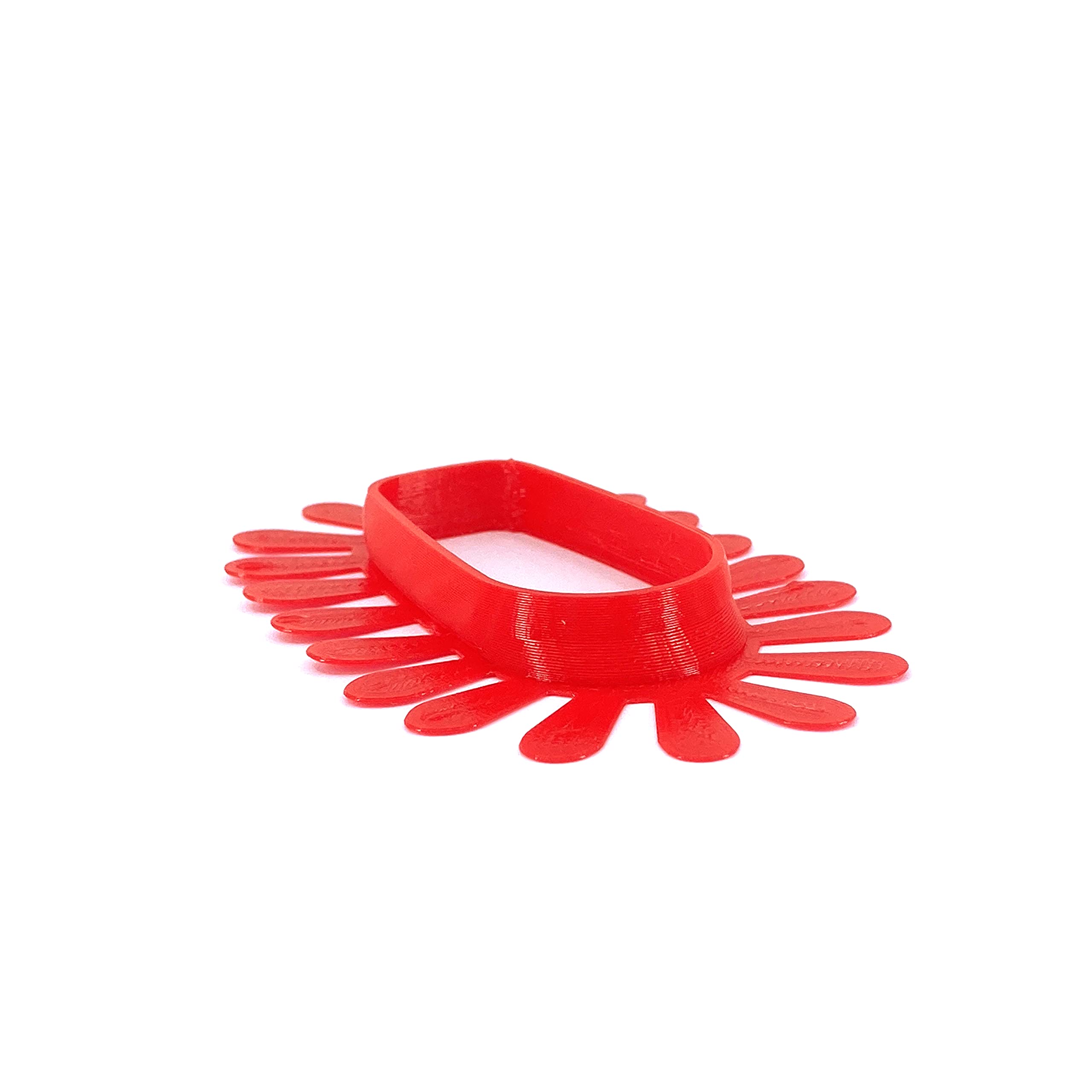 Dexcom G6 Grip Shield by Deck My Diabetes- The Ultimate Bump Protection. Flexible and Reusable Armor for Dexcom Users. (Fire Engine Red)