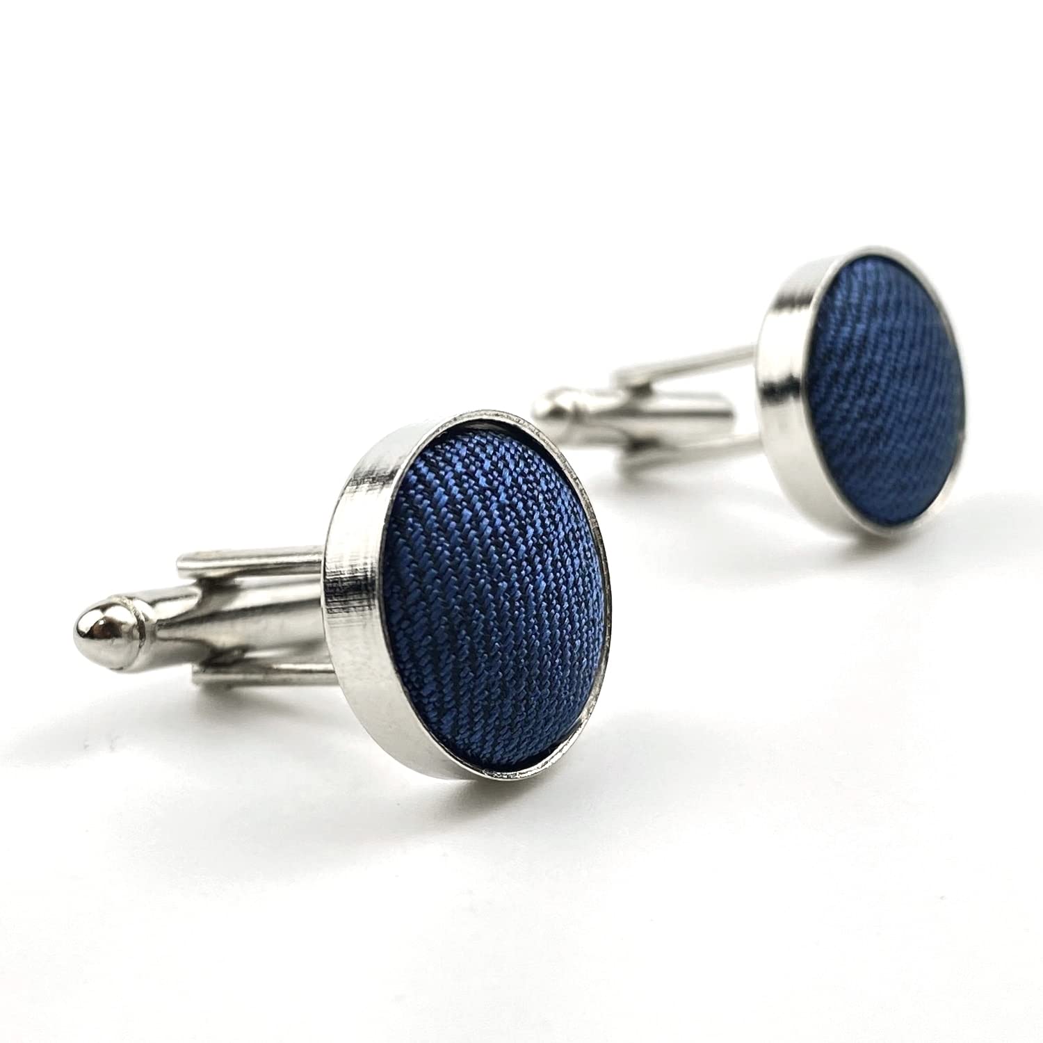 S&W SHLAX&WING Gemelos de color azul sólido para hombre Gemelos para hombre Regalos de boda