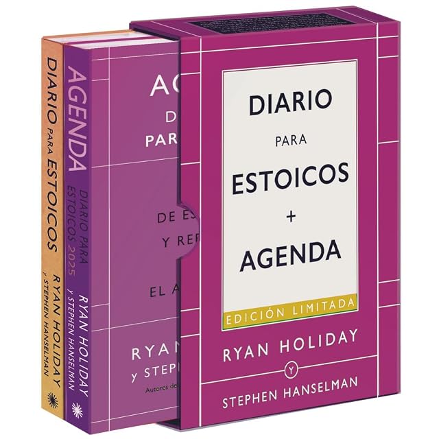Portada de Estuche "Diario para estoicos" + Agenda