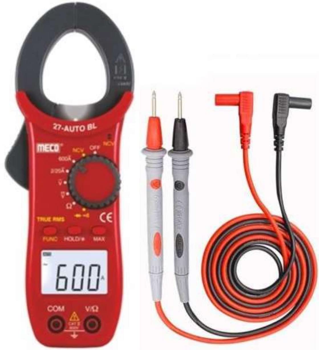 See full amazon price history chart for MECO 27-Auto-BL 600A AC Auto Ranging 3½ digit liquid crystal display Digit 2000 Counts Temp Digital Clamp meter (Red 2000 Counts) MECO 27-Auto-BL 600A AC Auto Ranging 3½ digit liquid crystal display Digit 2000 Counts Temp Digital Clamp meter (Red 2000 Counts) (B0BGXMRM7X) Amazon Price History, Amazon Price Tracker