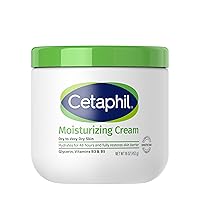 Vista 15 de Cetaphil - Crema hidratante para cara y cuerpo, crema hidratante para piel seca a muy seca y sensible, nueva de 8.8 onzas, libre de fragancia,
