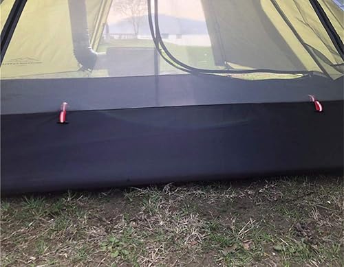 Miniatura 7 de Tipi Tipi de 1 a 2 personas con media malla y gato ignífugo ligero de 4.6 libras de altura 5.2 pies Tipi tienda de campaña al aire libre camping