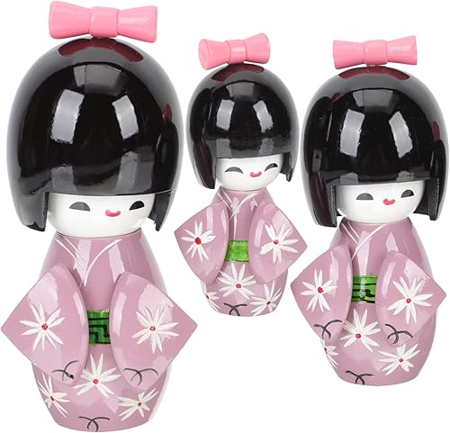 ABOOFAN 1 juego de figura de kimono japonés, adorable artesanía tradicional, decoración del hogar para restaurantes y salas de estar, diseño que no
