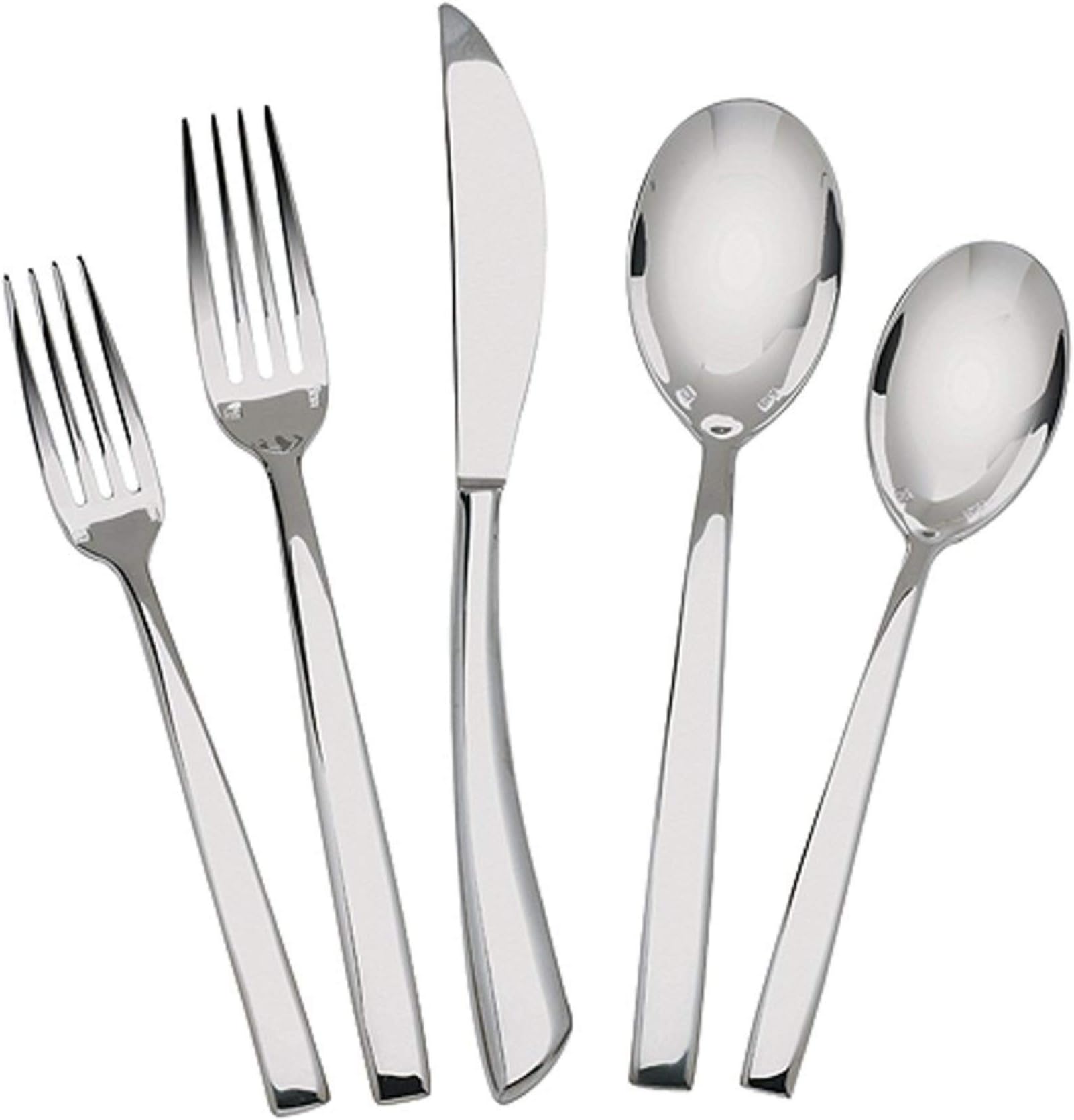 Mikasa Kelby Stainless Steel Flatware, 20Piece Set