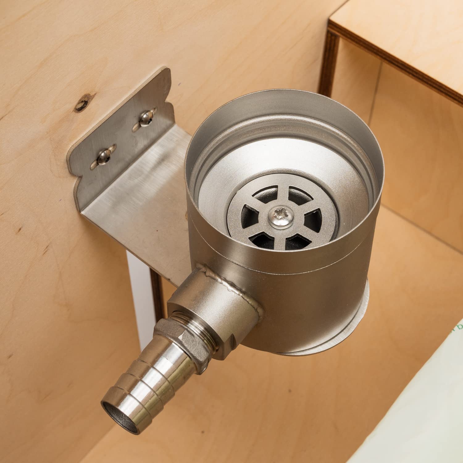 Kildwick Komposttoiletten Edelstahl Siphon
