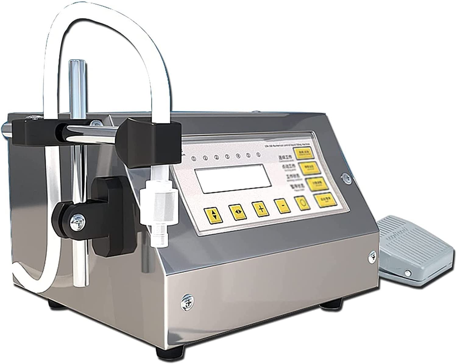 Riempitrice Automatica di liquidi, imbottigliatrice, velocità 2,9 l/min, for Miele, Acqua, Bevande, Carburante, aceto, Olio, Cosmetici