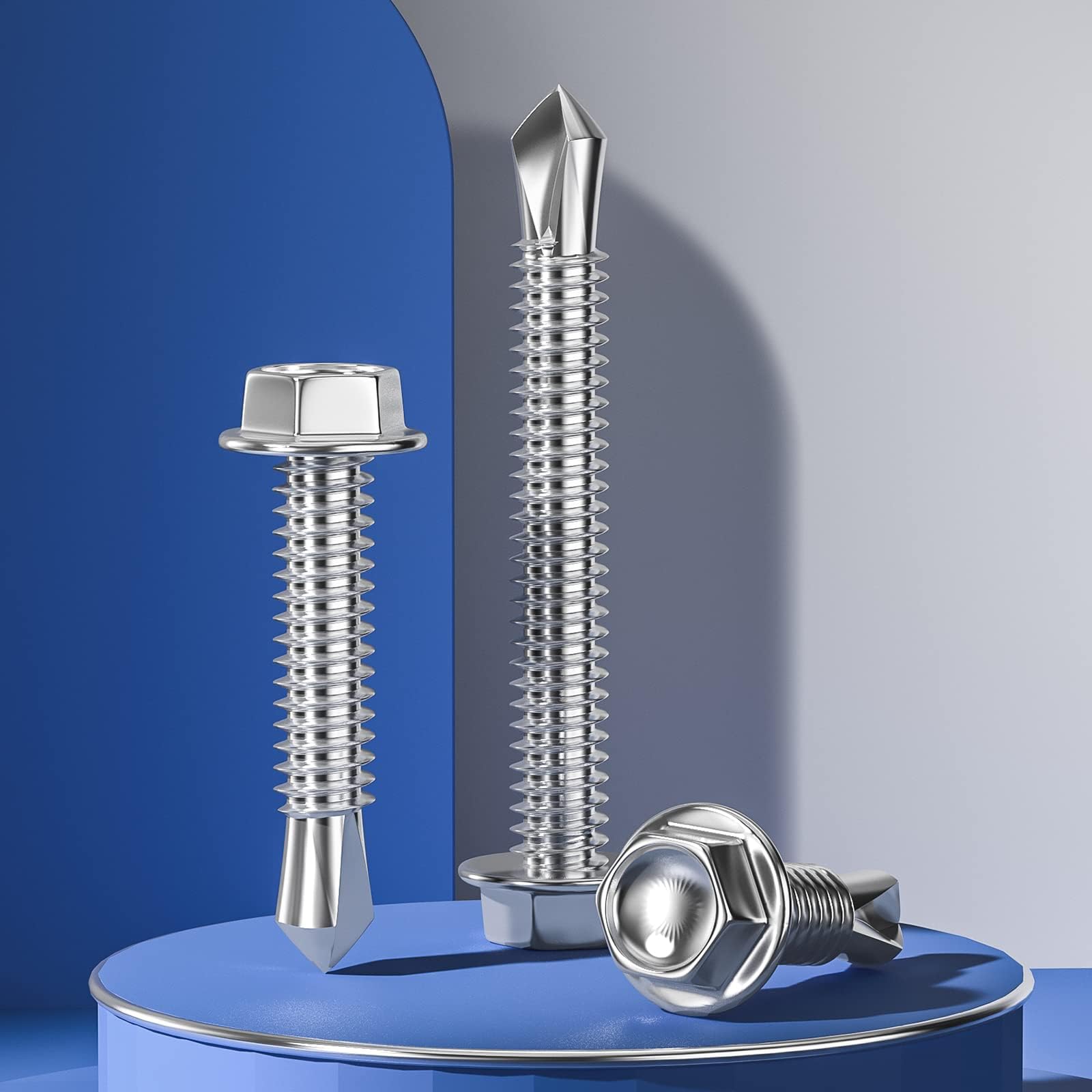 Wensilon Stainless Steel Self-Drilling Screws - 250 PCS -4