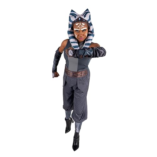 Disfraz oficial de Star Wars para adultos de Ahsoka Tano para Halloween, overol con cinturón