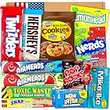 Prime USA Box - Boîte cadeau à bonbons américains - Cadeau pour les fans des États-Unis et les amateurs de bonbons - Bonbons authentiques américains Candy & Bar ®