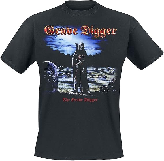 Grave Digger T Shirt The Grave Digger Band Logo Official