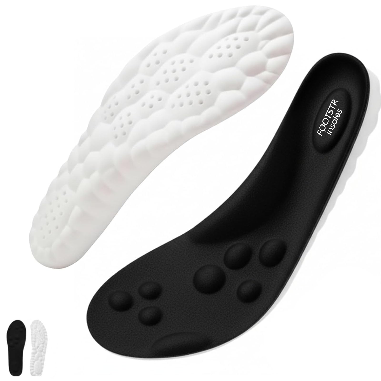 Photo 1 of Footstr Insoles Black M9/W10