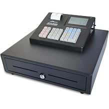 CRG XA138 Simple Cash Register Till Black. Ideal for Retail. Easy to Setup and Operate. Black, Large Drawer