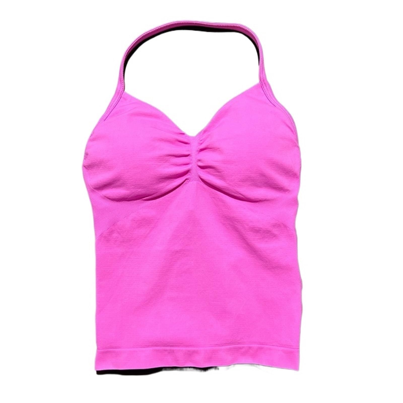 Canotte Senza Schienale da Donna con Top Spalline Lunghe e Canottiera Yoga per Donne