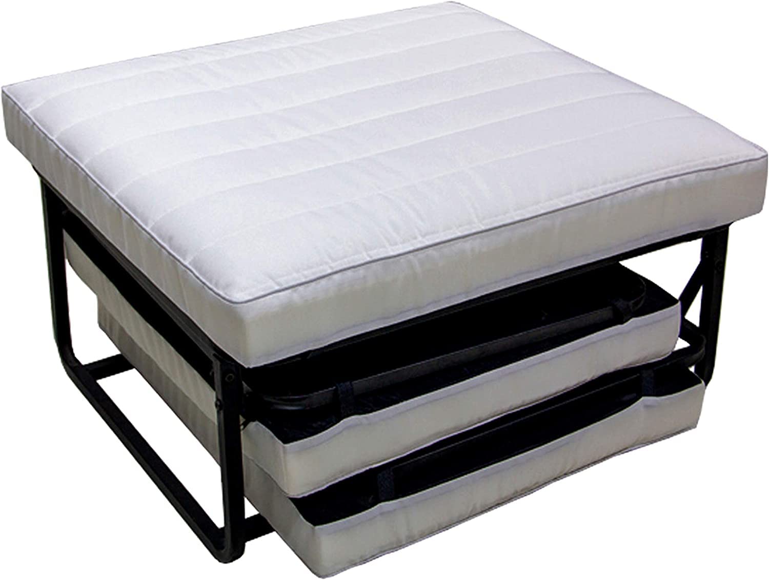 POUF LETTO RECLINABILE A LETTO (POUF LETTO BIANCO)