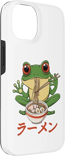 Miniatura 6 de iPhone 11 Pro Red Eyed Frog Eating Ramen Soup Design for a Frog Hunter Case