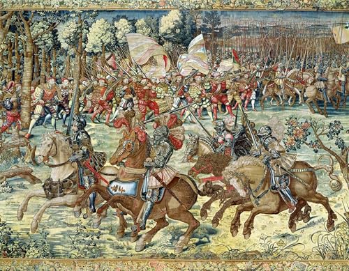 Cuadro de la battaglia di Pavia en lienzo de alta calidad de 60x90cm