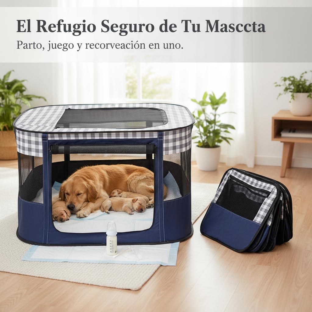 Pieghevole per Animali, Box, size to 1 | Cotone Disinfettante, Pieghevole Cani, Trasporto Facile, Per Amanti Gatti
