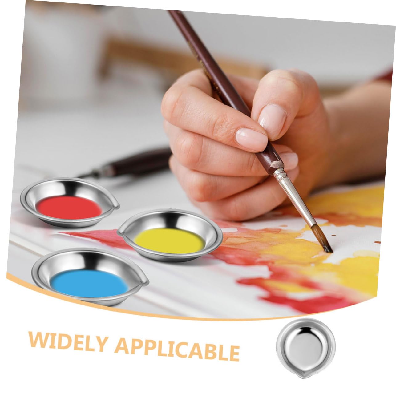 NUOBESTY 90stücke Aquarellpalette Mit Mischtrays Vielseitige Und Nagelmischpalette Für Künstler Bastler Und Make-up- Einfache Und Hohe Haltbarkeit