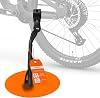 SUNFATT Bicycle Stand Rear Wheel 24-29 Inches Universal Side Stand for E-Bike & MTB without Drilling Height Adjustable Reinforced Aluminium 35 kg/45 kg Load Capacity Non-Slip Bike Stand