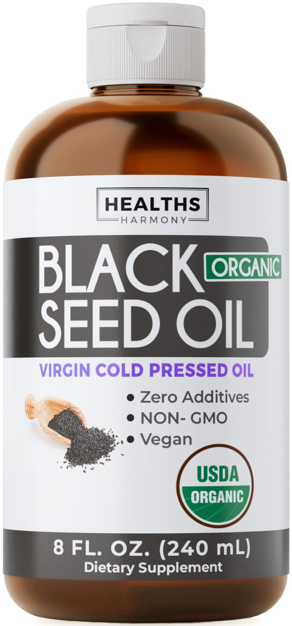 Healths Harmony Organic Black Cumin Seed Oil
