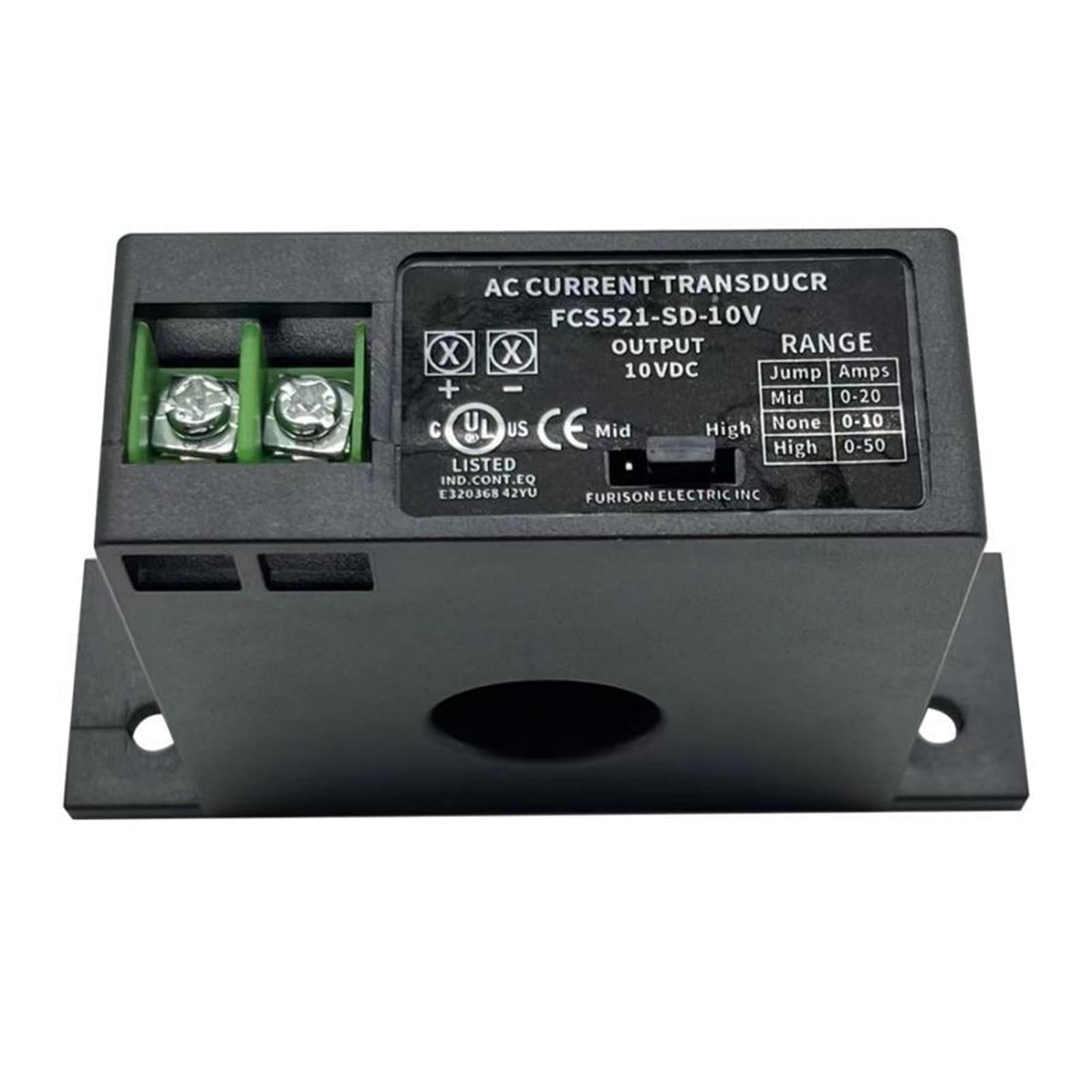 Transductores de potencia CC y CA transmisor cerrado con salida 10V para protector sobrecarga 7
