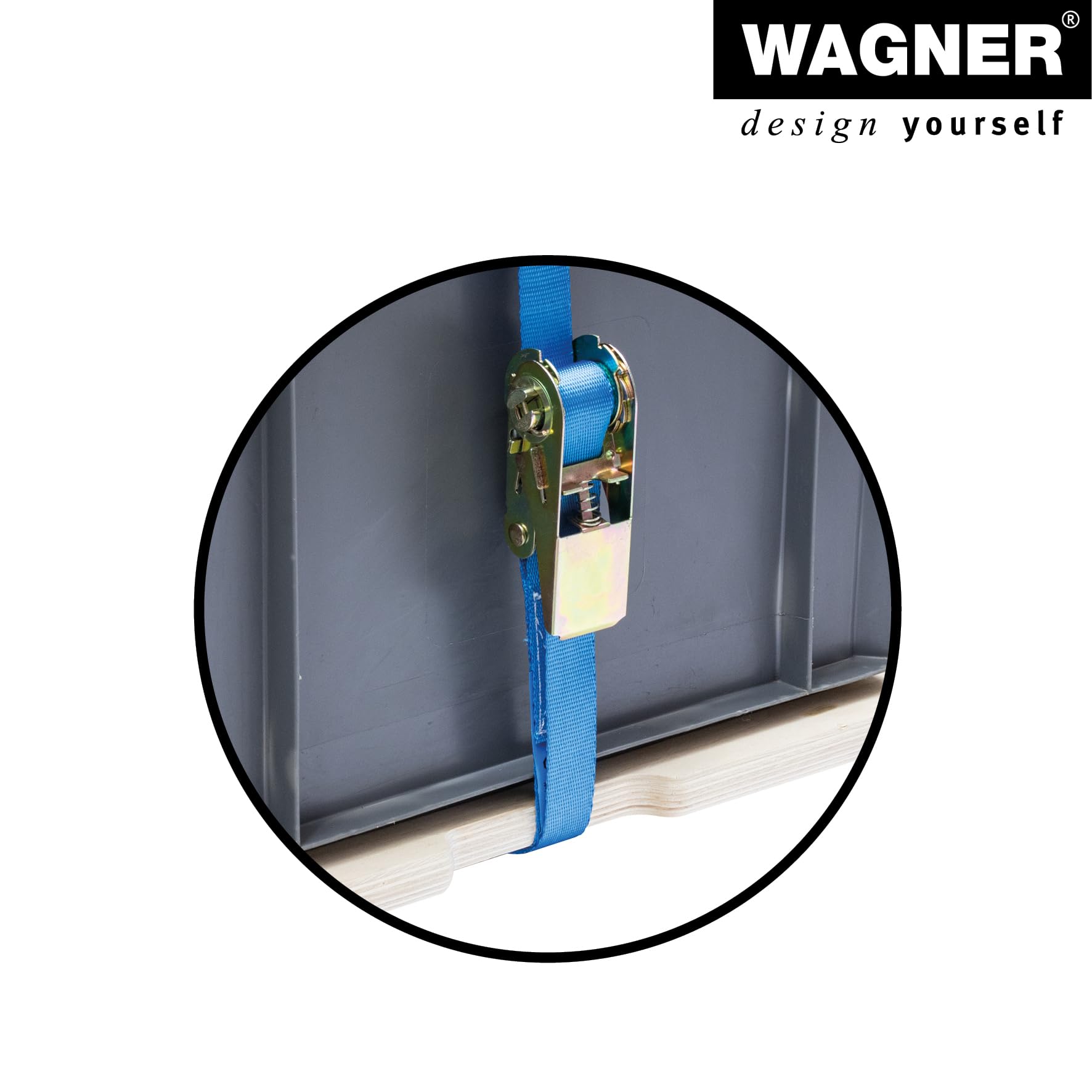 WAGNER Design Yourself, Chariot de Transport MM 1326 I 59 x 29 x 13,5 cm - Charge 400 kg - pour Objets encombrants, matériel et Meubles I 3 poignées encastrées I certifié FSC 20132601
